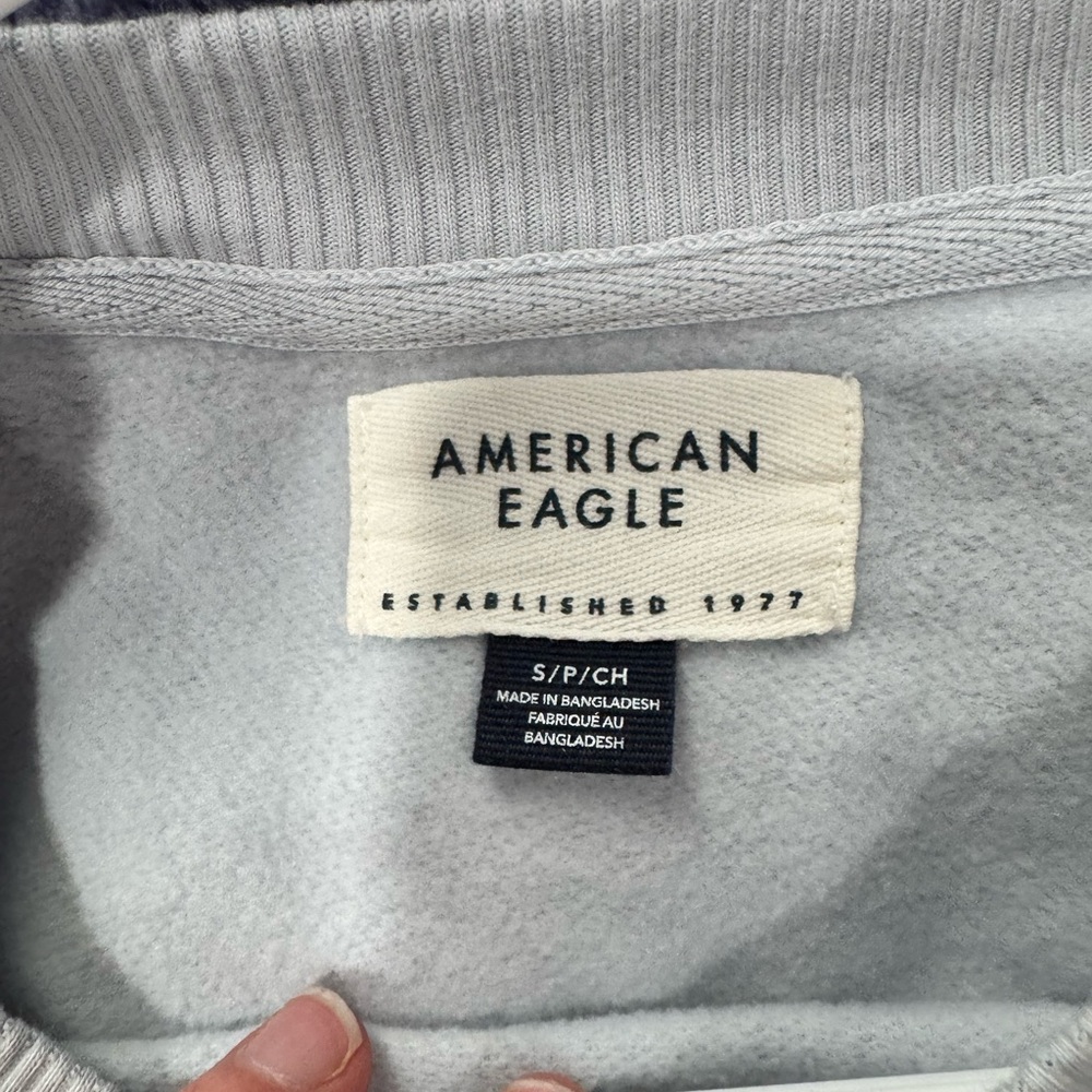 American Eagle Outfitters Gray Teddy Jacket